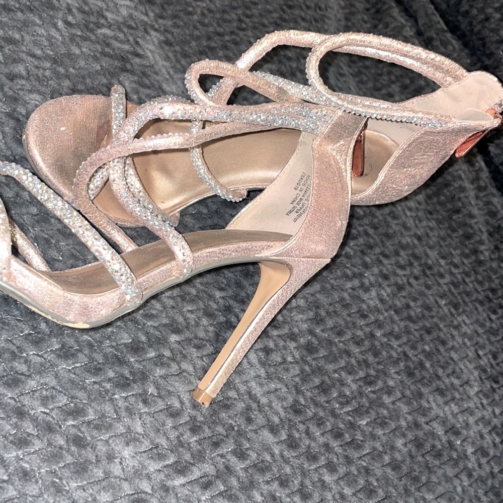 Rose gold heels